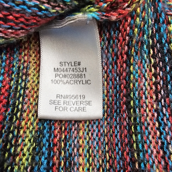 John Paul Richard Rainbow Relax Knit Scoop Neck Cozy Sweater - Picture 13 of 13